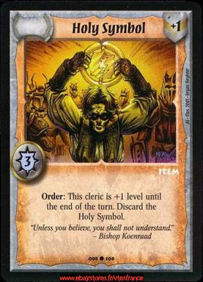 Holy Symbol [Assassin's Strike] ENG Warlord : SOTS CCG - Afbeelding 1 van 1